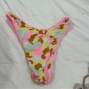 Maaji Pink Floral Swim Bottom